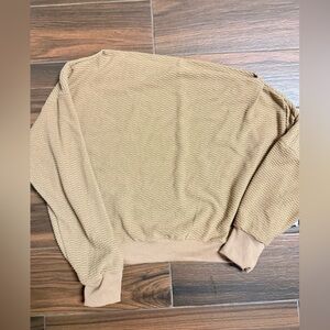 HYFVE Beige Ribbed Skirt